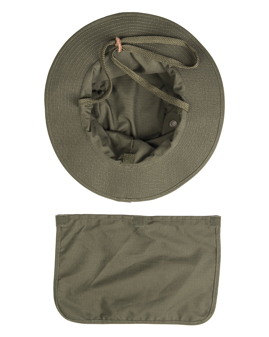 BRIT.BOONIE R/S M.NECKFLAP in 3. Farben