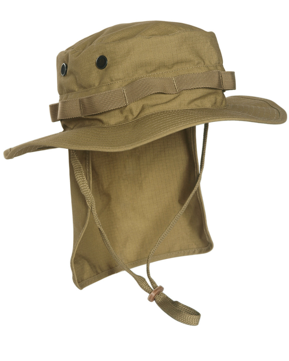 BRIT.BOONIE R/S M.NECKFLAP in 3. Farben