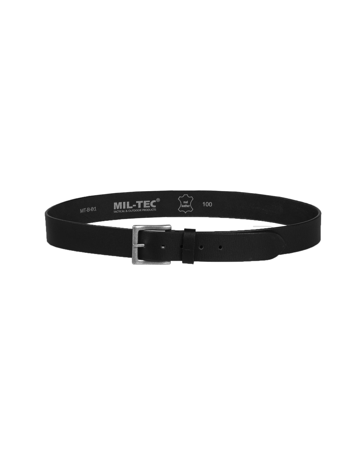 HOSENGÜRTEL NAPPA-LEDER MIL-TEC® SCHWARZ