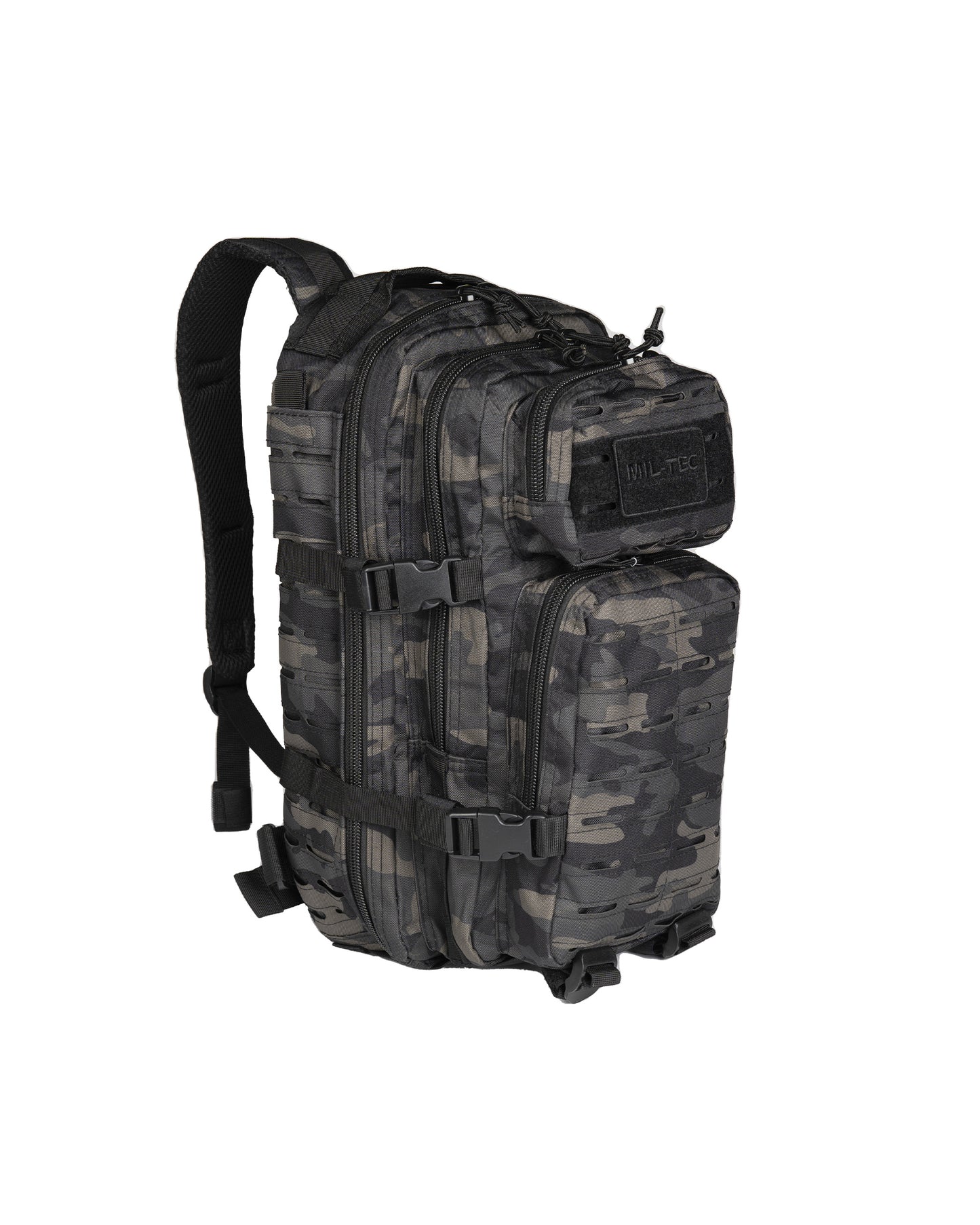 US ASSAULT PACK SMALL LASER CUT CAMO. in 3. Farben