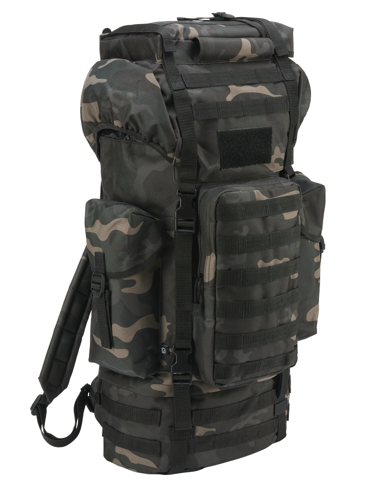 Mochila de combate MOLLE camuflaje en 4 colores