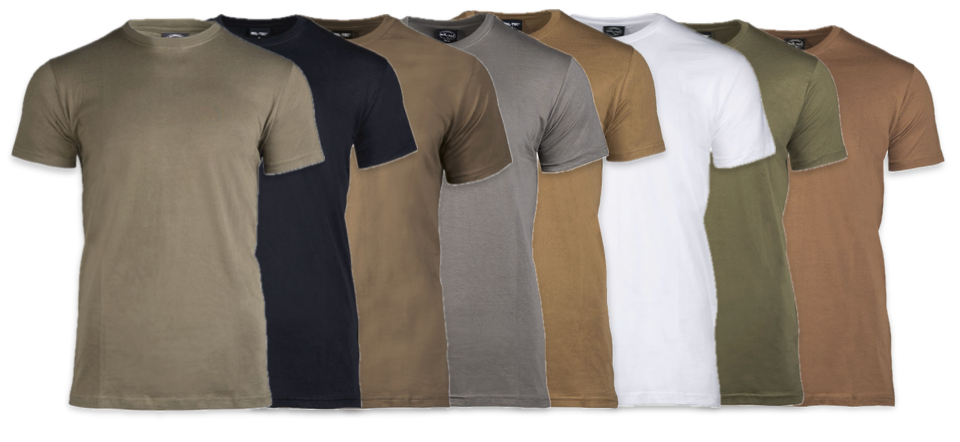 T-SHIRT US STYLE Basic in 8. Farben