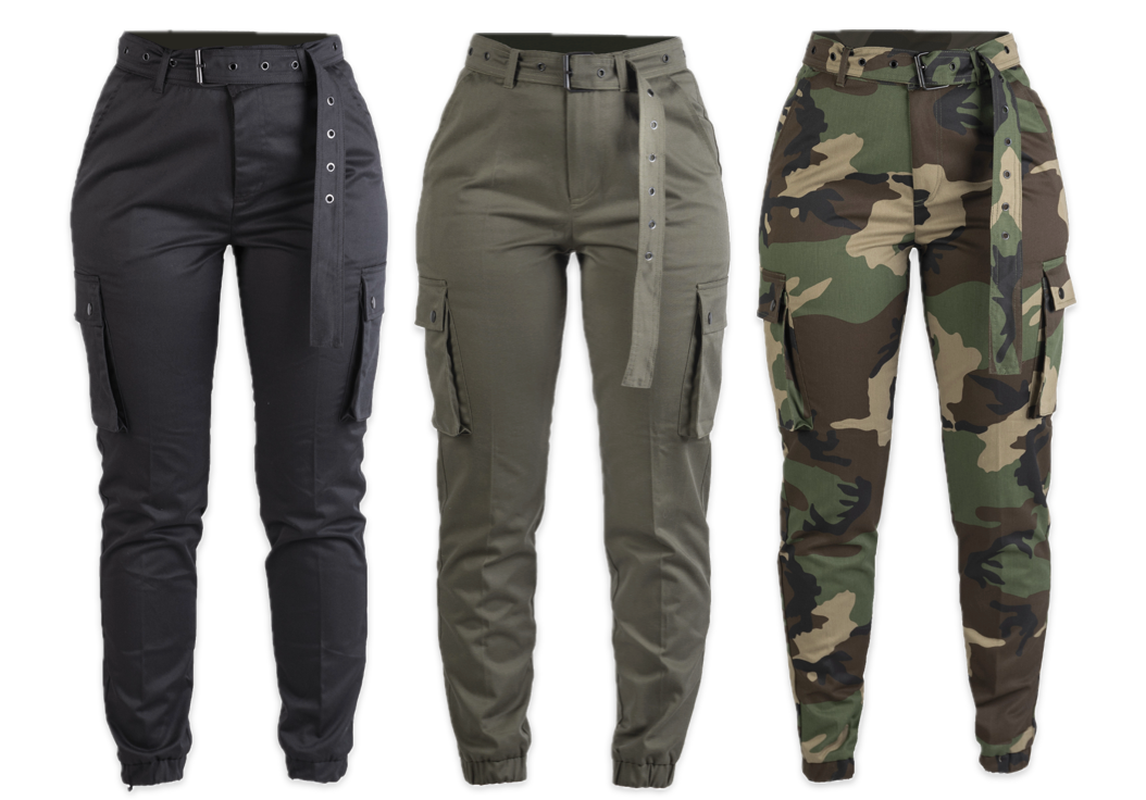 ARMY PANTS WOMAN in 3. Farben