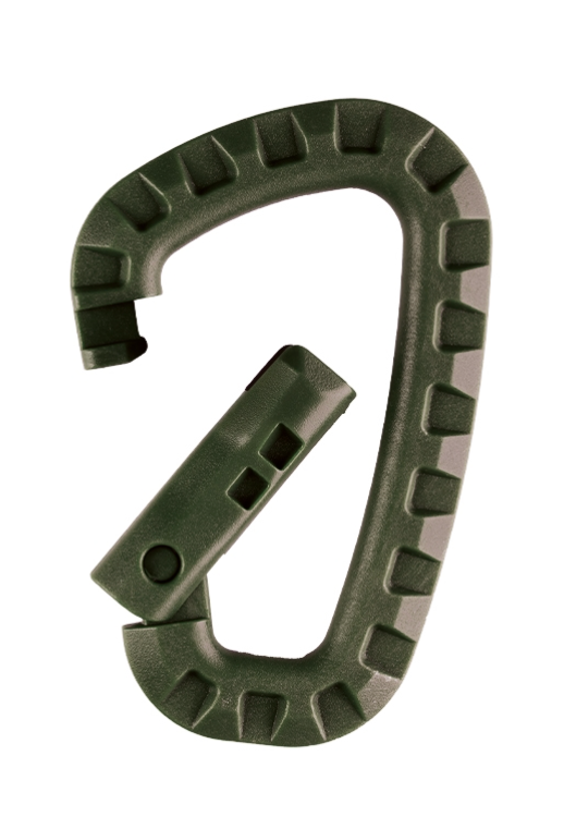 KARABINER ABS (2 ST./BLISTER) in 3. Farben