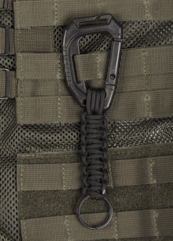Llavero Paracord con mosquetón en 2 colores