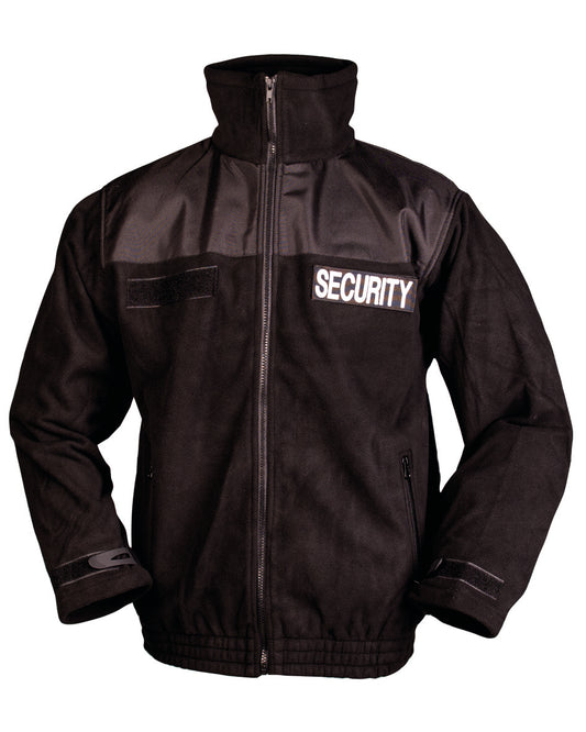 SECURITY FLEECEJACKE SCHWARZ