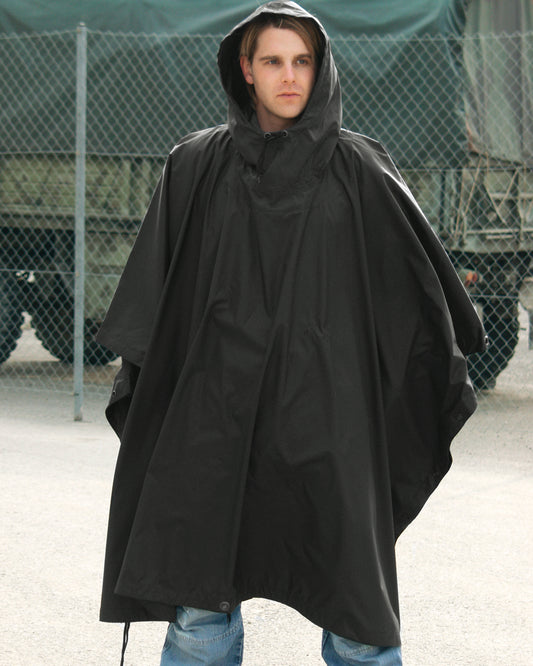 PONCHO PE R/S 780GR. in 4. Farben