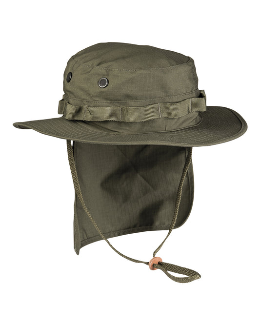 BRIT.BOONIE R/S M.NECKFLAP in 3. Farben