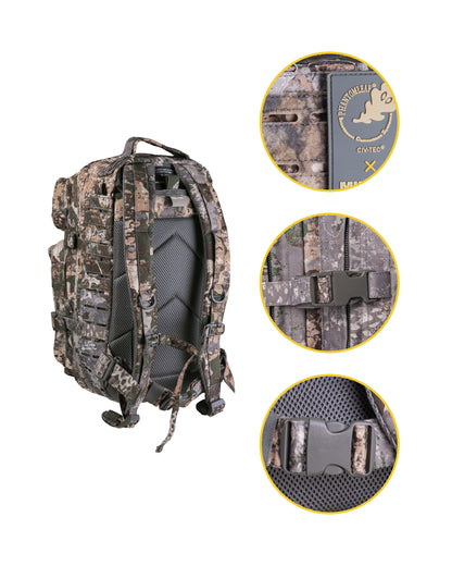 US ASSAULT PACK SMALL LASER CUT WASP I in 3. Farben