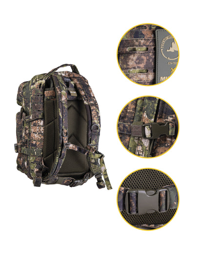 US ASSAULT PACK SMALL LASER CUT WASP I in 3. Farben