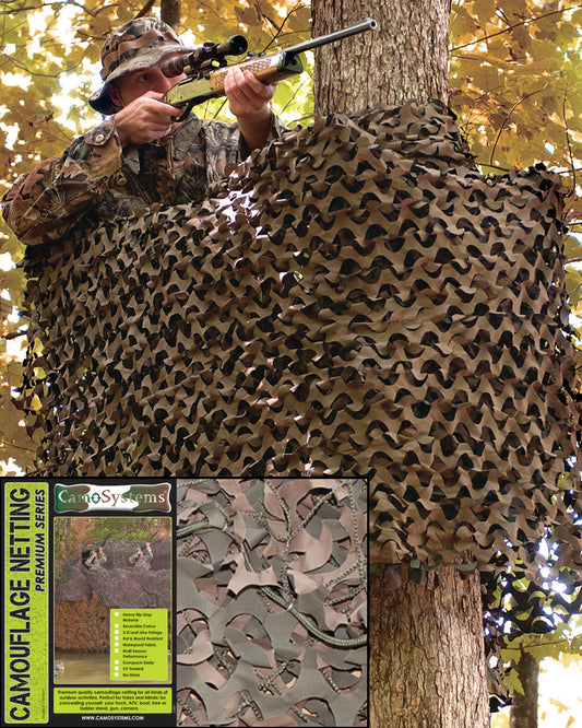NETZ BASIC LIGHT 3,0X6,0 WOODLAND