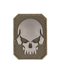 PATCH 3D SKULL PVC M.KLETT OLIV