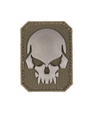 PATCH 3D SKULL PVC M.KLETT OLIV