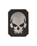 PATCH 3D SKULL PVC M.KLETT SCHWARZ