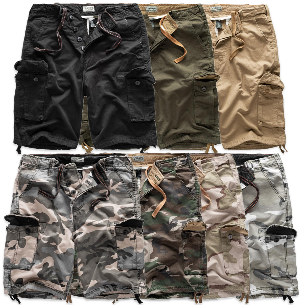 VINTAGE SHORTS SURPLUS in 7. Farben
