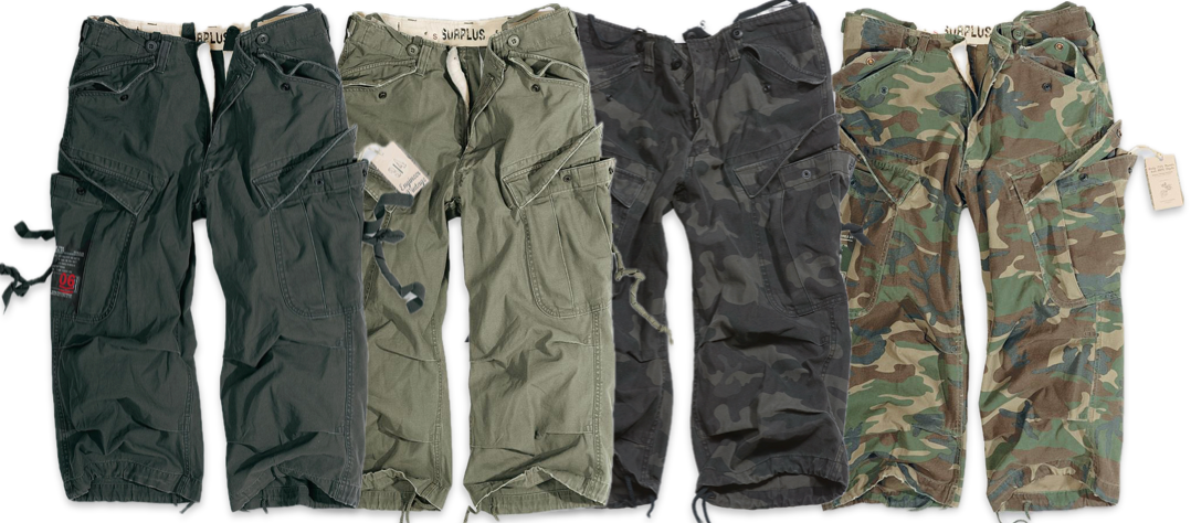 ENGINEER VINTAGE 3/4 SHORTS in 4. Farben