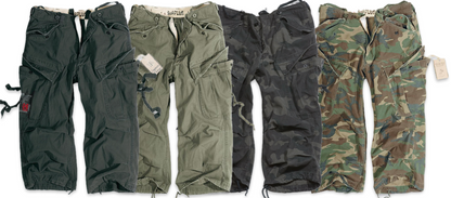 ENGINEER VINTAGE 3/4 SHORTS in 4. Farben