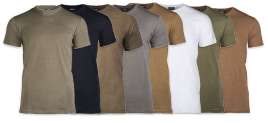 T-SHIRT US STYLE Basic in 8. Farben