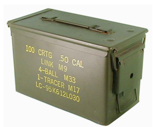 ORIGINAL US - MUNITIONSKISTE GR.2 gebraucht