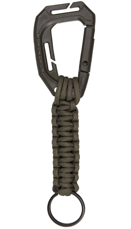 SCHLÜSSELANHÄNGER PARACORD M.KARAB.MOLLE in 2. Farben
