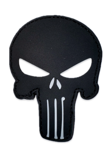 PUNISHER PATCH PVC Schwarz