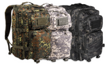 US ASSAULT PACK LARGE LASER CUT CAMO. in 3. Farben