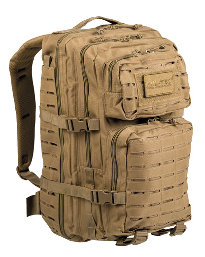 US ASSAULT PACK LARGE LASER CUT in 4. Farben