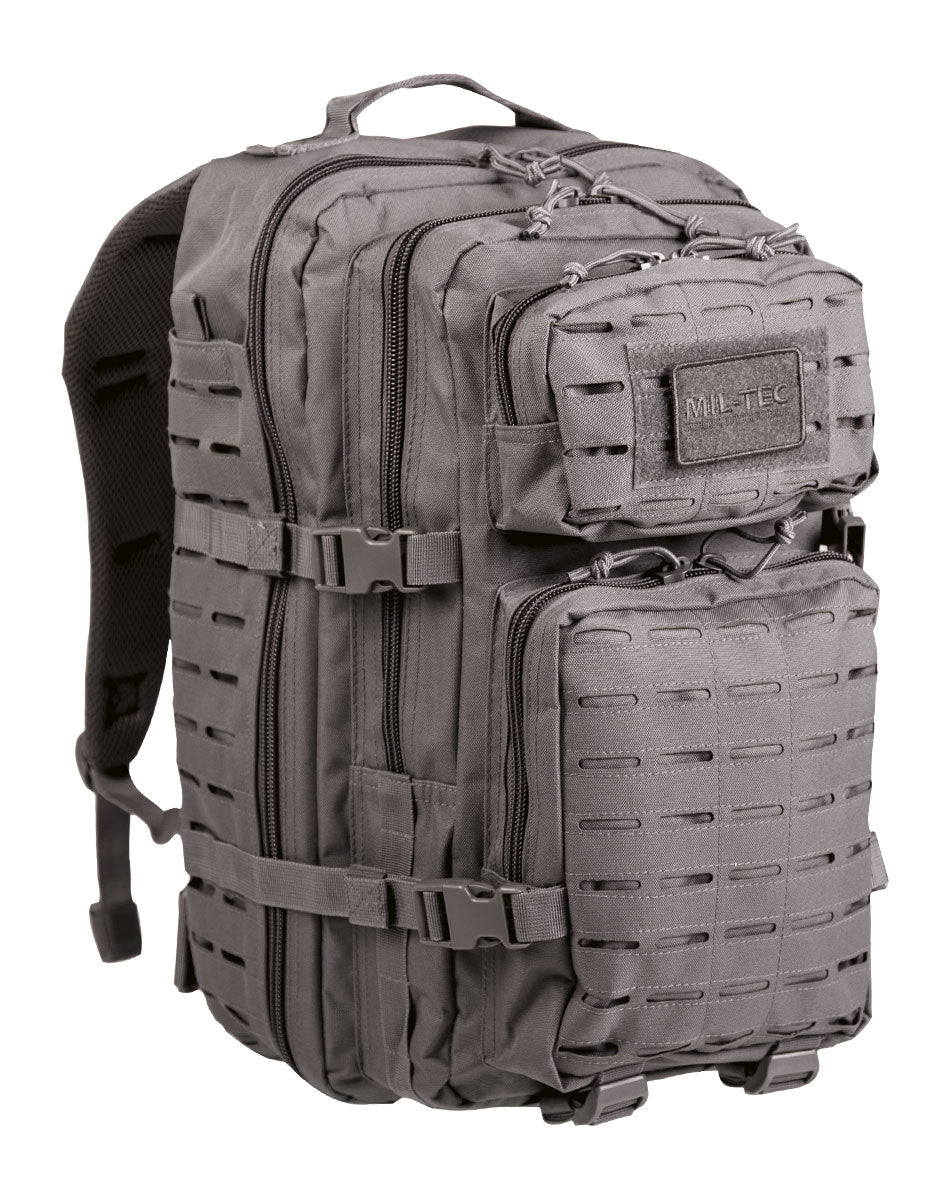 US ASSAULT PACK LARGE LASER CUT in 4. Farben