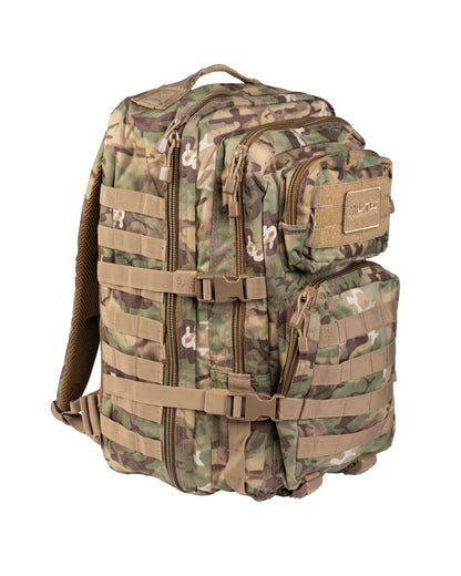 US ASSAULT PACK LARGE CAMO. in 10. Farben