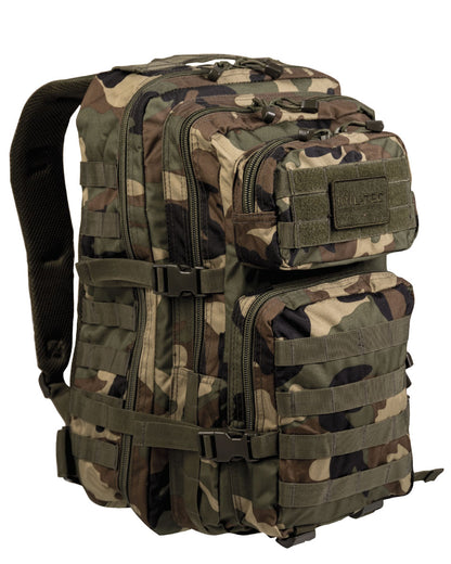 US ASSAULT PACK LARGE CAMO. in 10. Farben