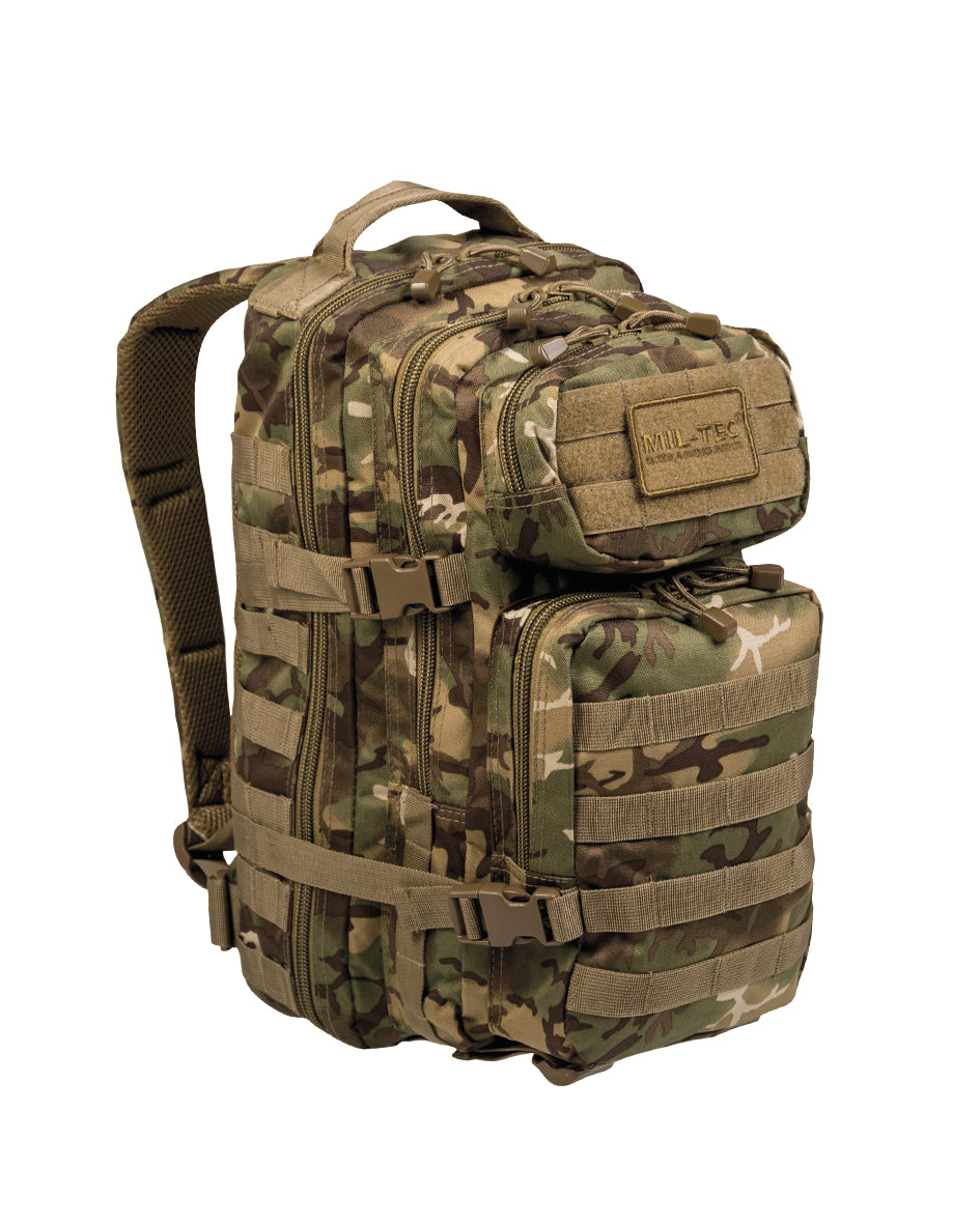 US ASSAULT PACK SMALL CAMOUFLAGE in 9. Farben
