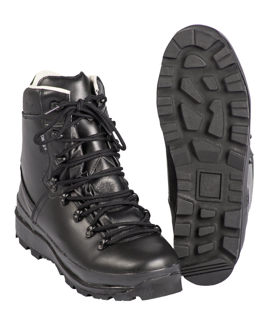 BW BERGSCHUHE MIT LAMINATFUTTER SCHWARZ