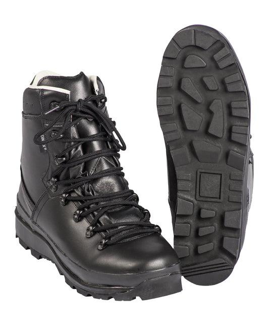 BW BERGSCHUHE MIT LAMINATFUTTER SCHWARZ