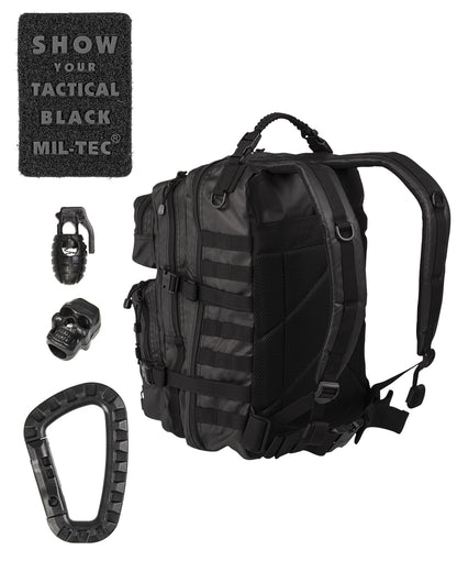 US ASSAULT PACK LARGE TACTICAL BLACK