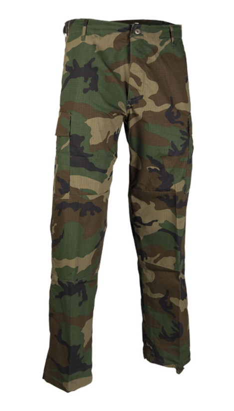 US BDU FELDHOSE R/S CAMO in 2. Farben